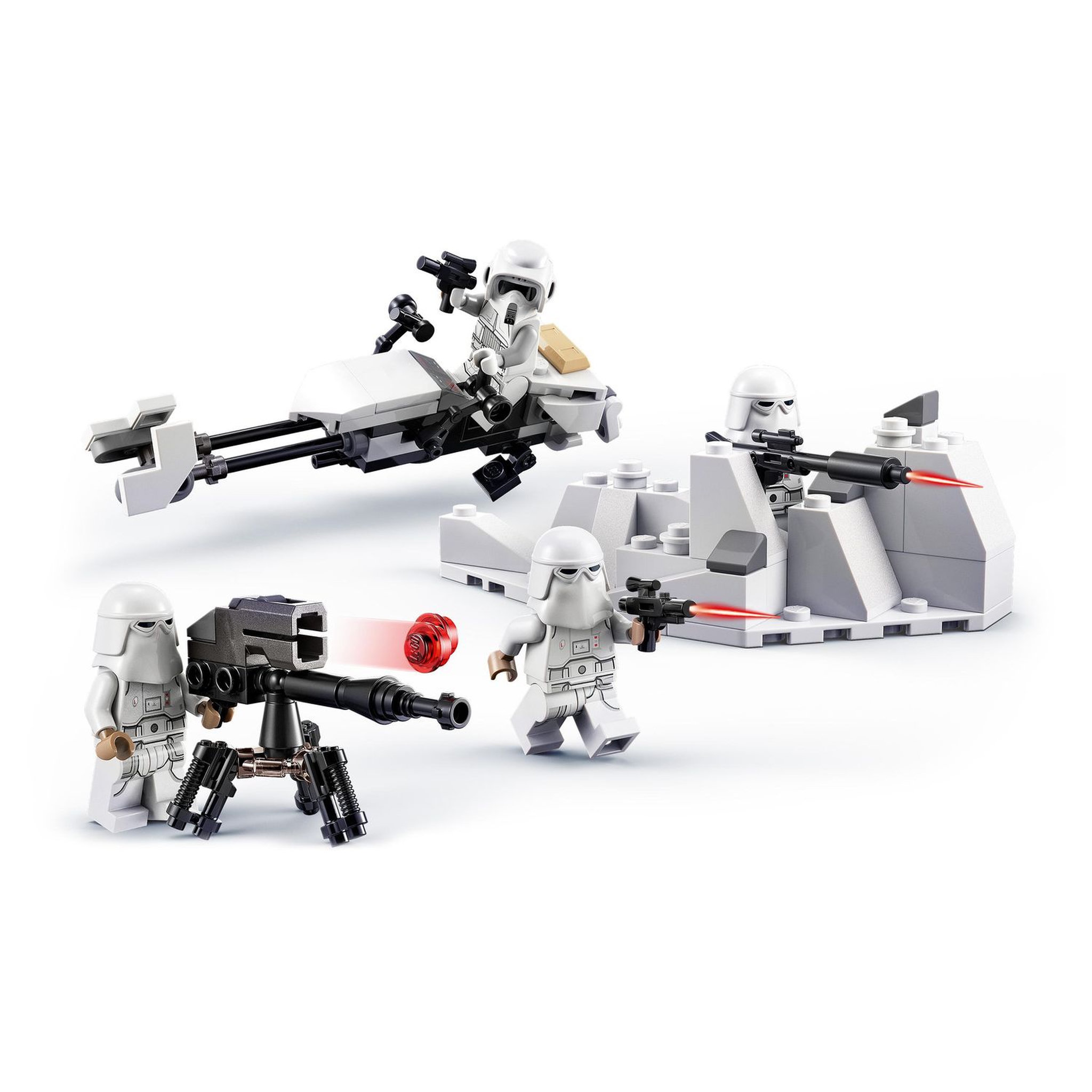 Voir la diapositive 4 : LEGO Star Wars 75320 Pack de combat Snowtrooper, Set Collector avec 4 Figurines