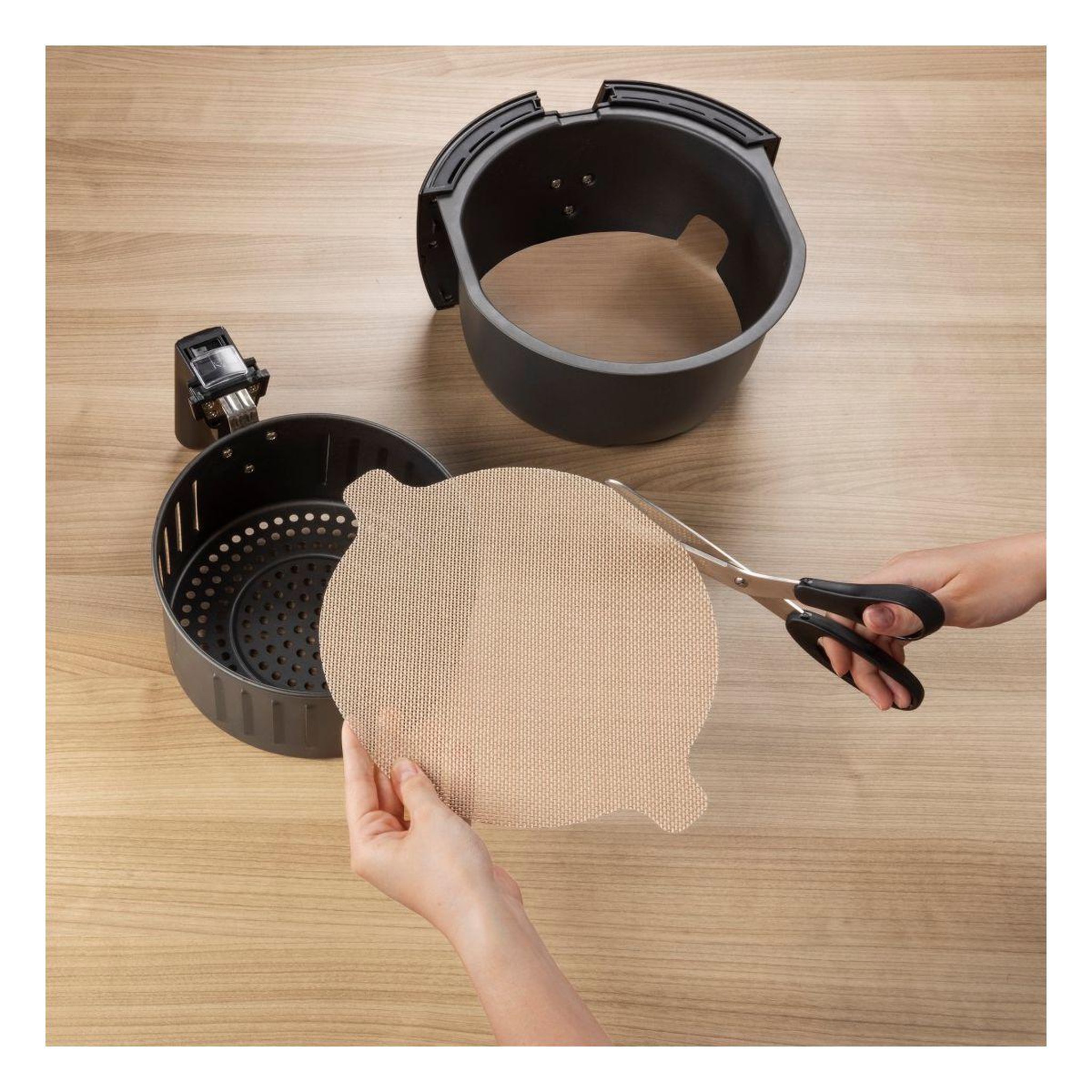 Voir la diapositive 2 : XAVAX Papier sulfurisé friteuse airfryer
