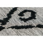 Voir la diapositive 3 : Paris Prix Tapis Jacquard Rétro  River  Gris & Noir