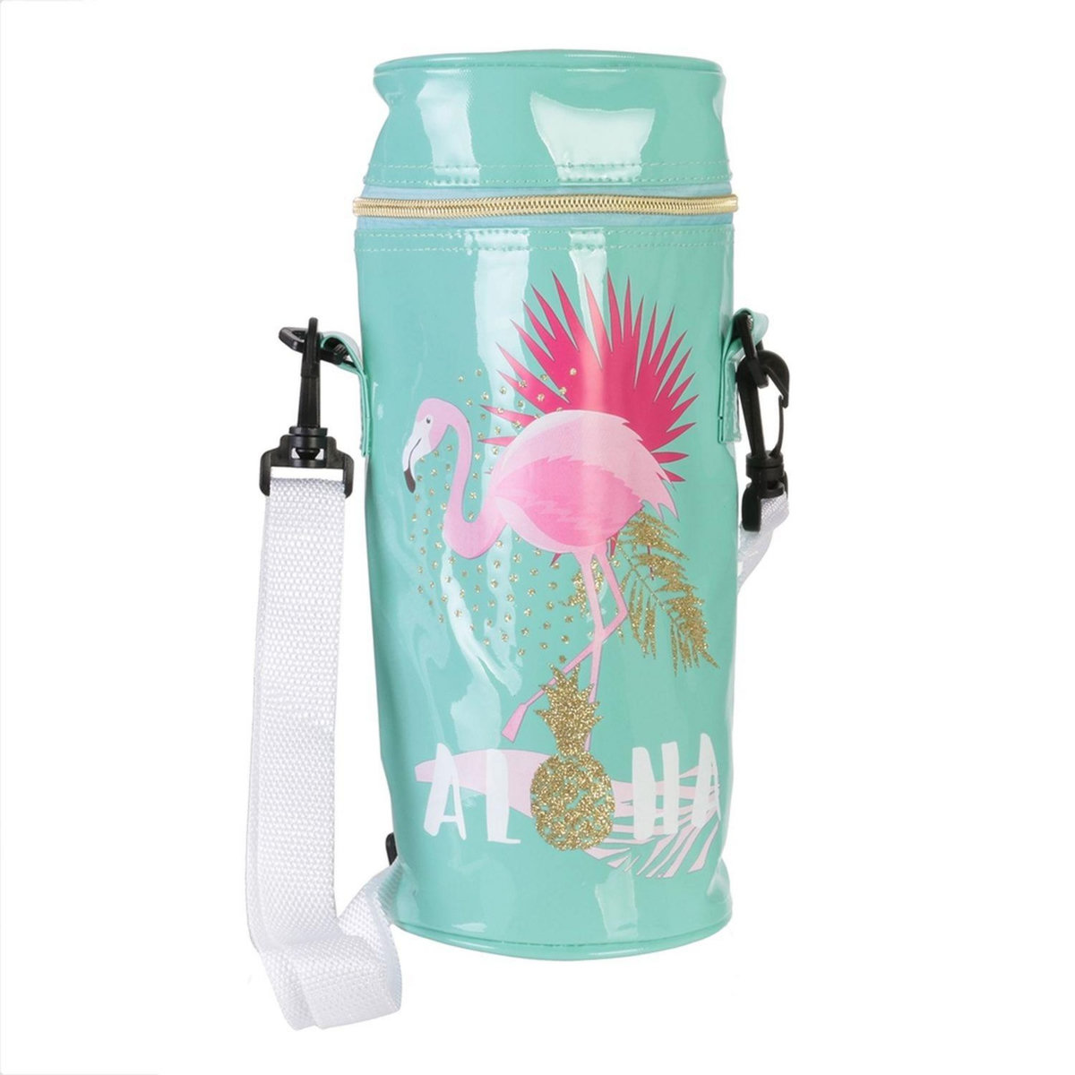 Jet lag Sac fraîcheur isotherme Flamingo Summer - Bleu
