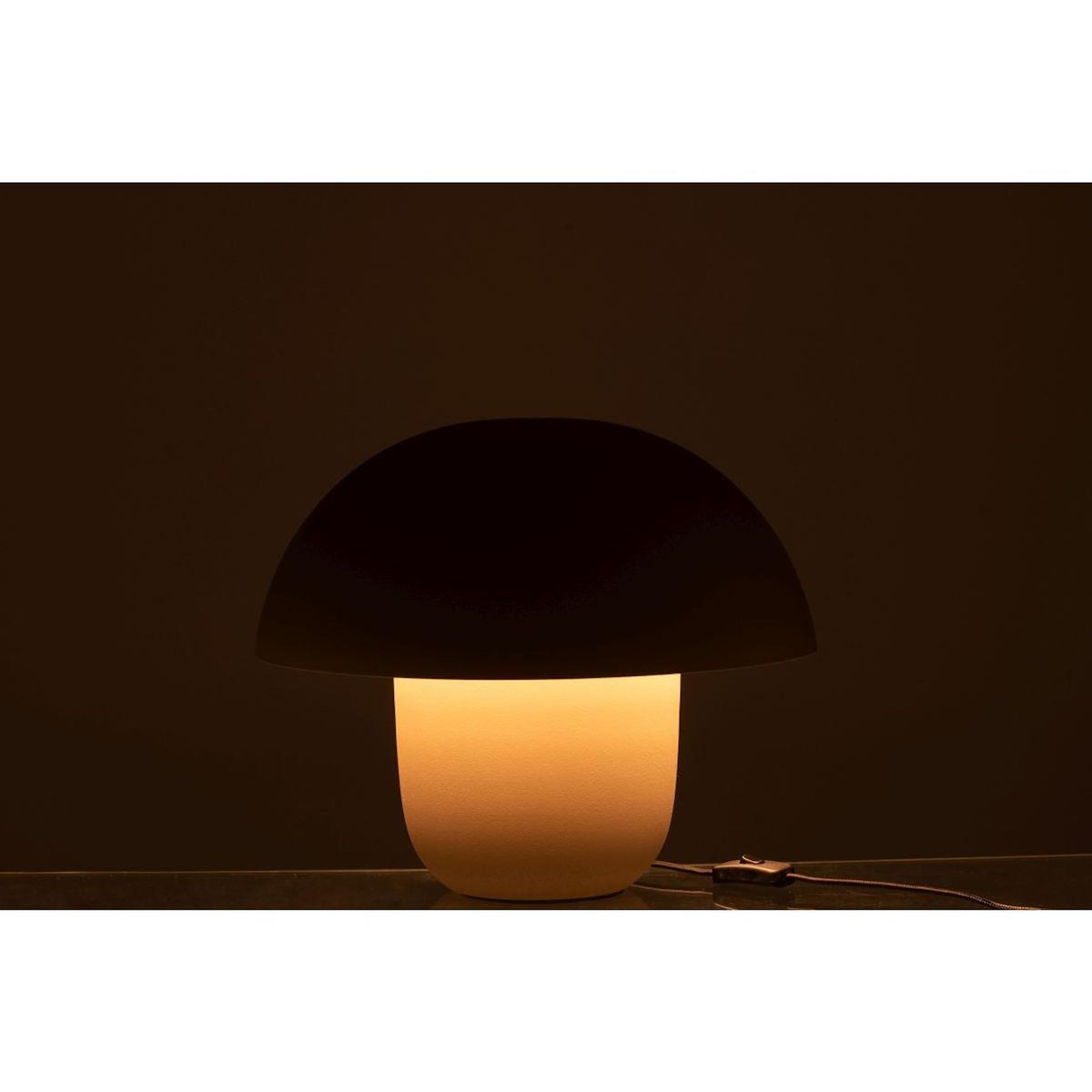 Paris Prix Lampe à Poser en Métal  Merle  35cm Taupe