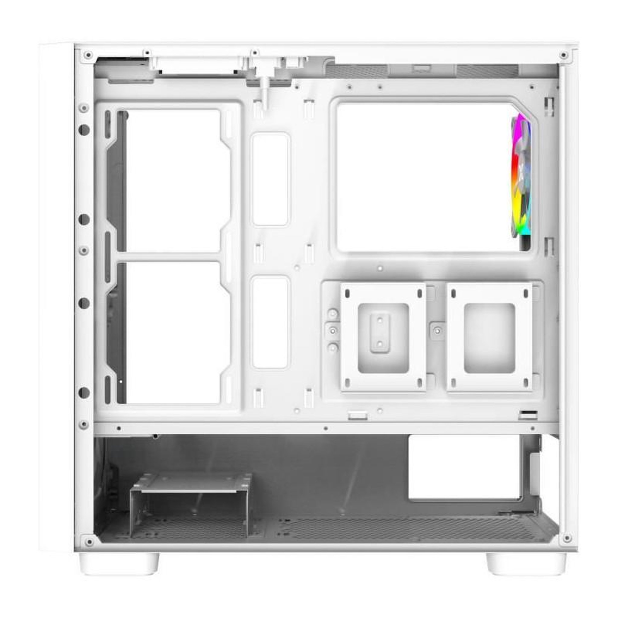 Voir la diapositive 5 : Xigmatek Boîtier PC - XIGMATEK - Gaming G Pro Arctic (Blanc) - Moyen tour - Format E-ATX - 4x120mm LED A-RGB