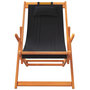 Voir la diapositive 4 : VIDAXL Chaises de plage pliables lot de 2 noir tissu