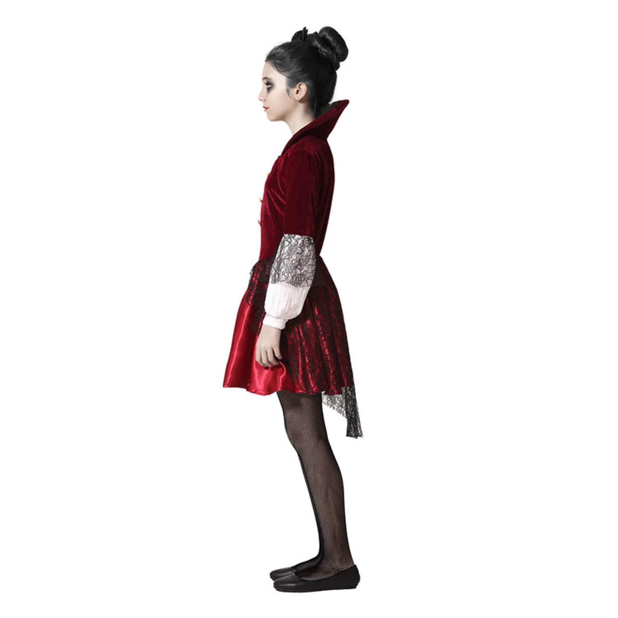 Voir la diapositive 2 : ATOSA Déguisement de Vampiresse - Fille - 10/12 ans (140 à 152 cm)