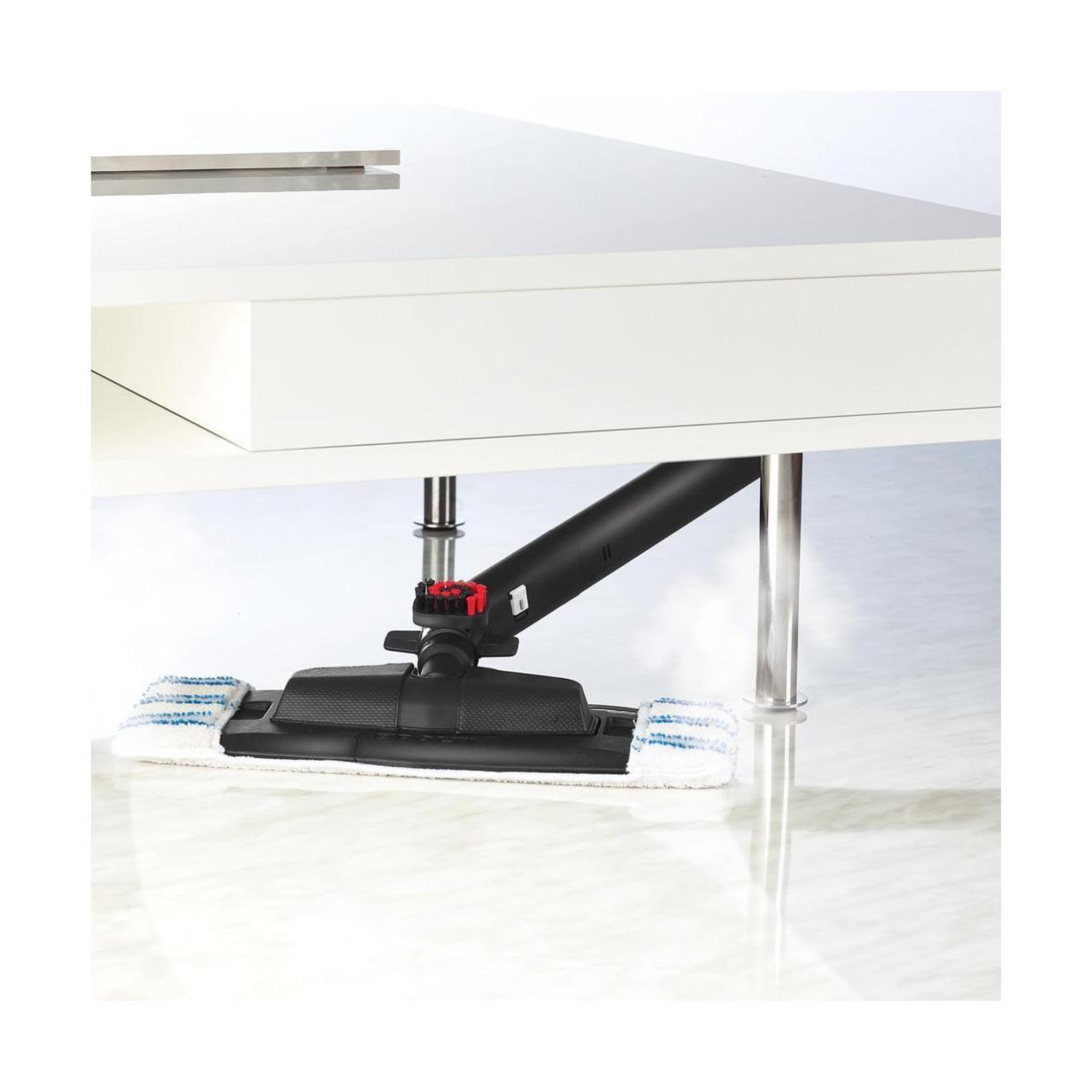 Voir la diapositive 3 : POLTI Polti pro 85_flexi nettoyeur vapeur traineau 1100 w noir, rouge