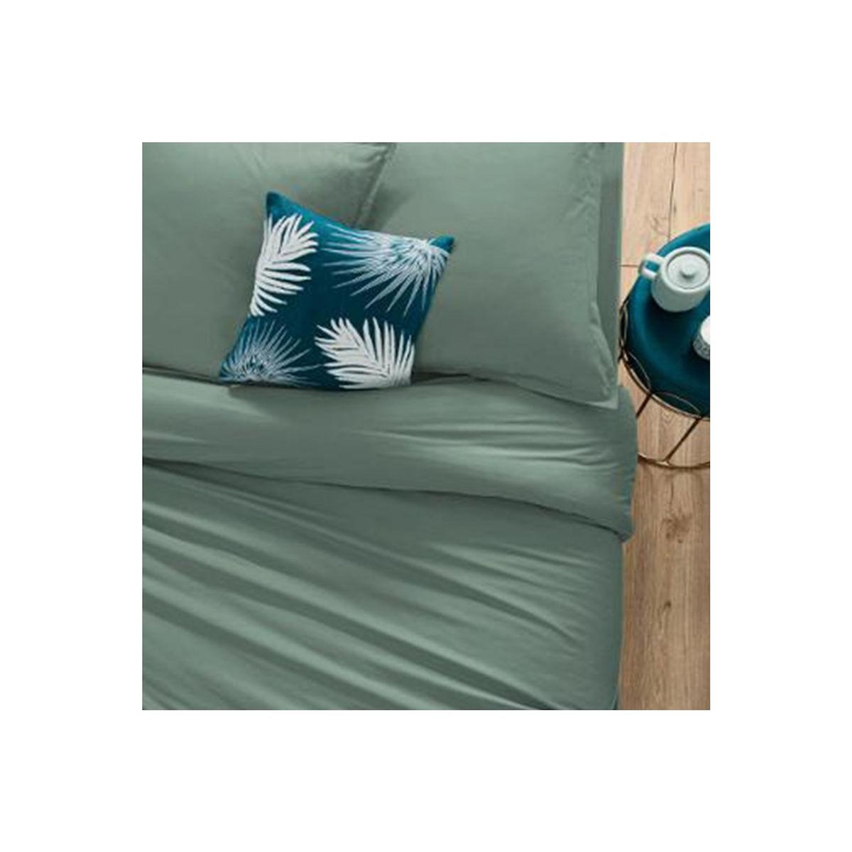 ATMOSPHERA Taie d'Oreiller  Intérieur  63x63cm Celadon