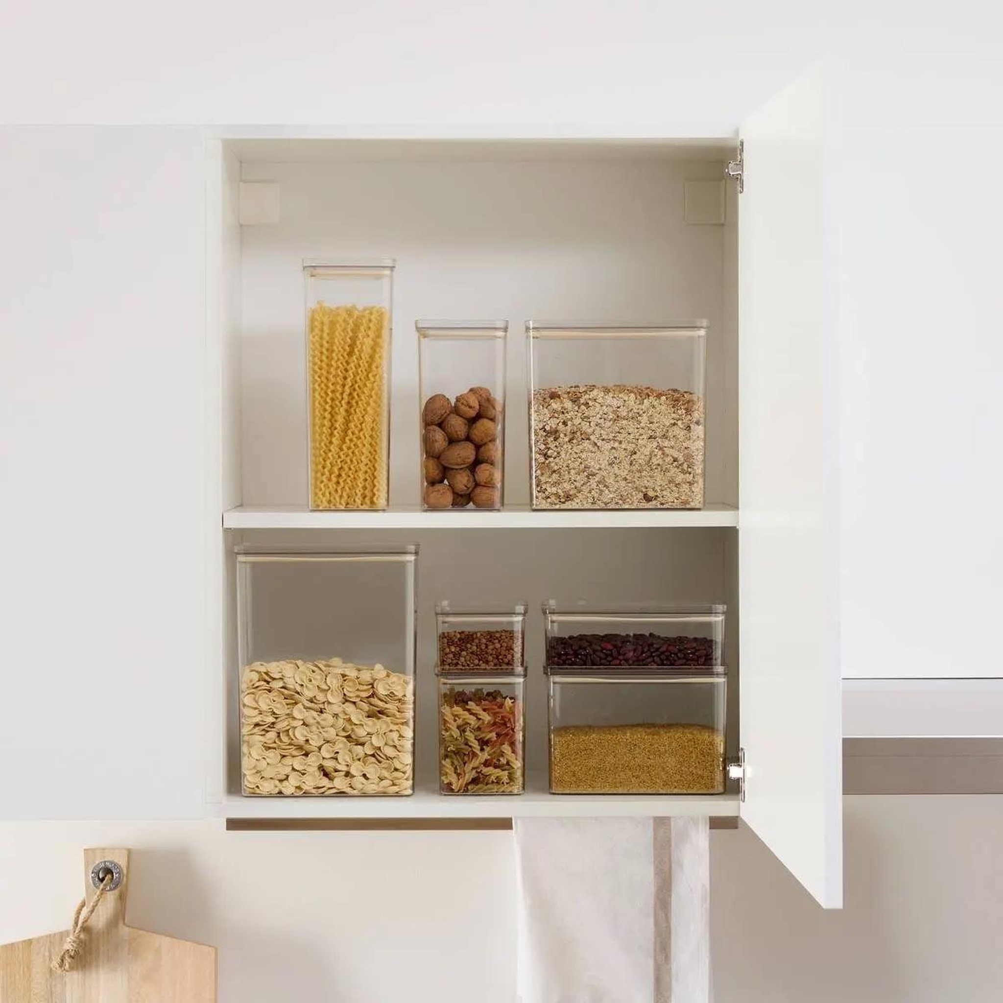 Voir la diapositive 4 : FIVE Boîte de Conservation Hermétique Carrée  Eske  2L Transparent