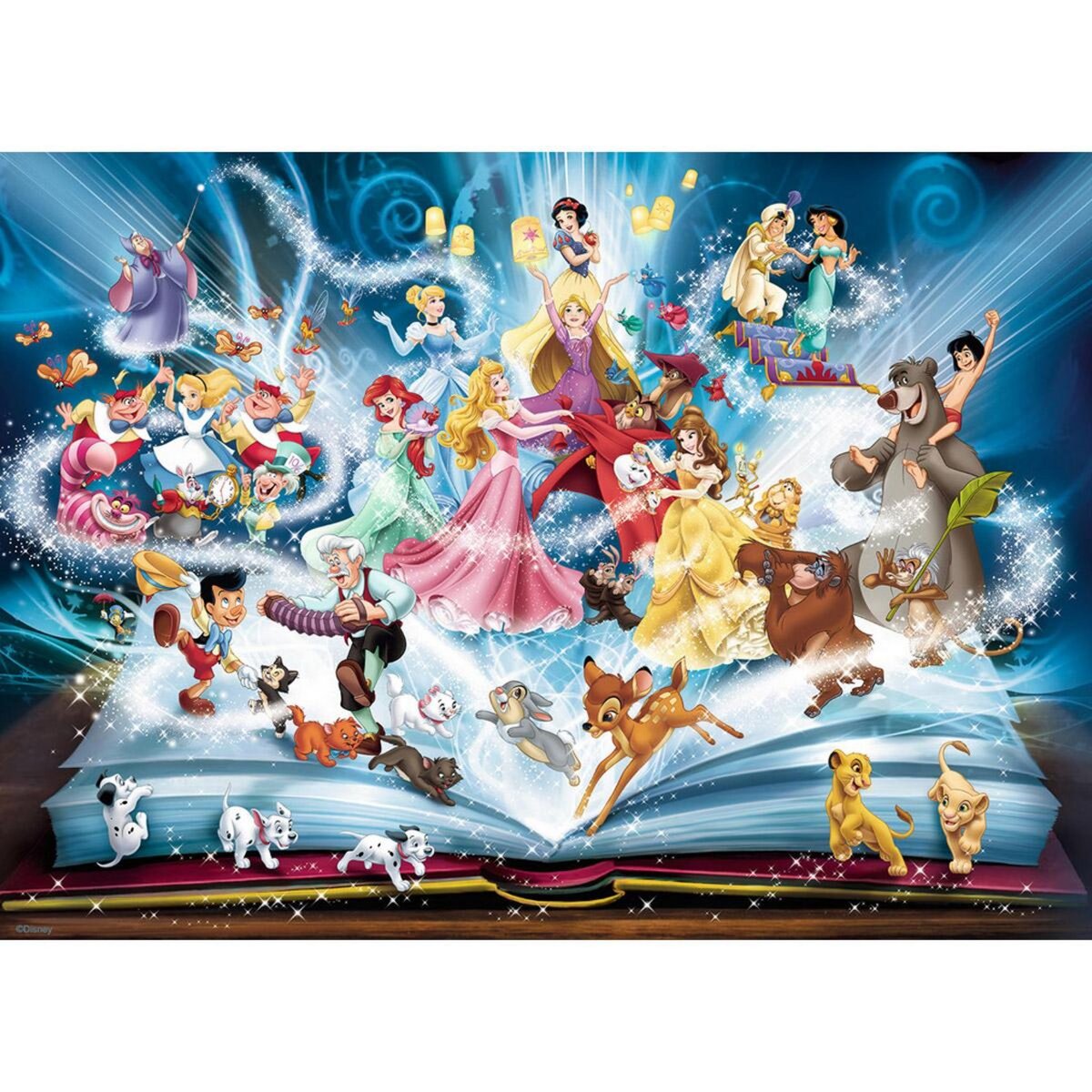 RAVENSBURGER Puzzle 1500 pièces : Livre magique de Disney