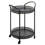 Paris Prix Desserte de Cuisine Design  Loniba  71cm Noir