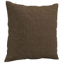 Voir la diapositive 3 : VIDAXL Coussins decoratifs lot de 2 Marron 40x40 cm Tissu