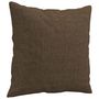 Voir la diapositive 3 : VIDAXL Coussins decoratifs lot de 2 Marron 40x40 cm Tissu