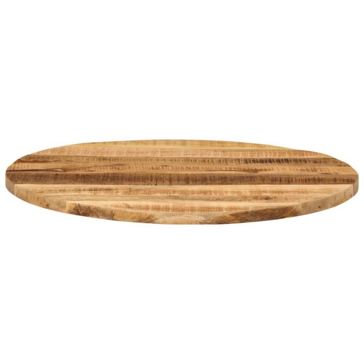 VIDAXL Dessus de table Ø 80x1,5 cm rond bois massif de manguier brut