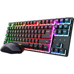 Trust Pack clavier et souris gamer Combo TKL THADO RGB