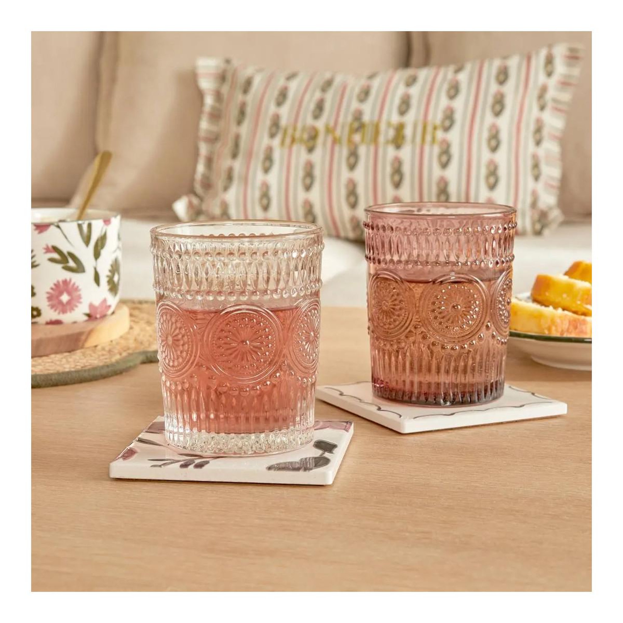 Voir la diapositive 3 : SECRET DE GOURMET Lot de 6 verres bas  ina  30cl transparent