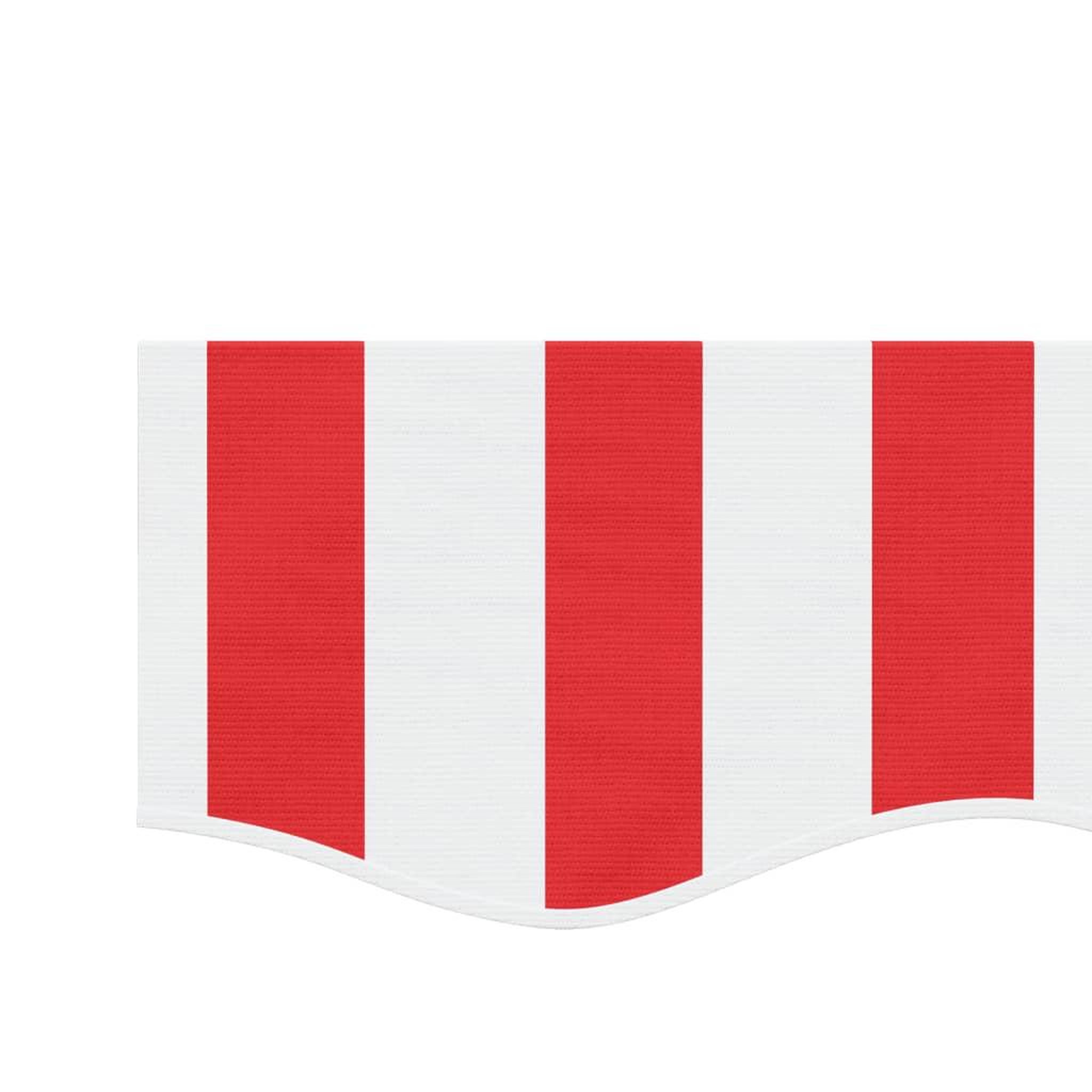 Voir la diapositive 4 : VIDAXL Tissu de remplacement de cantonniere d'auvent rouge blanc 3 m