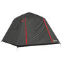 Voir la diapositive 5 : OUTSUNNY Tente camping dôme 2 pers. imperméable 3000mm - 2,1x2,1x1,5m - anthracite