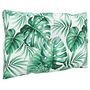 Voir la diapositive 5 : VIDAXL Coussins de palette lot de 3 motif de feuilles tissu