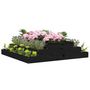 Voir la diapositive 3 : VIDAXL Jardiniere Noir 110x110x27 cm Bois massif de pin