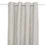 Voir la diapositive 2 : ATMOSPHERA Rideau Jacquard à Œillets  Leyna  140x260cm Beige Lin