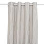 Voir la diapositive 2 : ATMOSPHERA Rideau Jacquard à Œillets  Leyna  140x260cm Beige Lin