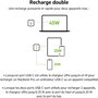 Voir la diapositive 5 : Belkin Chargeur USB-C 45W Blanc