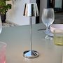 Voir la diapositive 6 : Lumisky Lampe de table sans fil EMILY Argent Aluminium H25cm