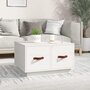 Voir la diapositive 1 : VIDAXL Table basse Blanc 60x53x35 cm Bois massif de pin