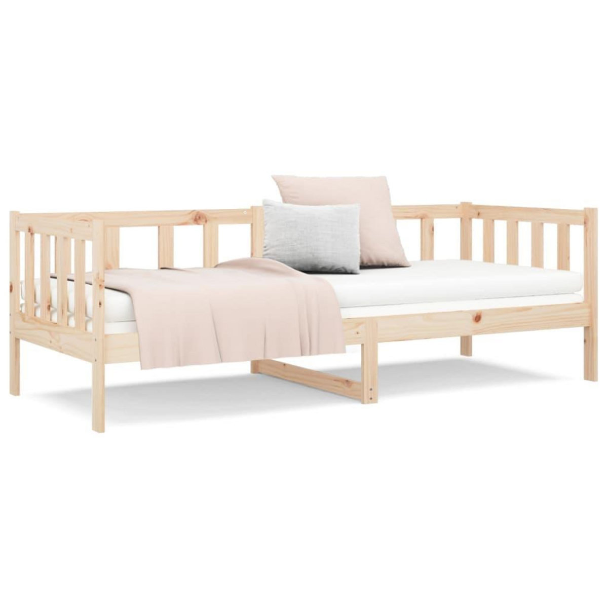 VIDAXL Lit de jour sans matelas 90x190 cm bois de pin massif