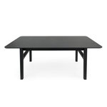 Paris Prix Table à Manger Extensible  Butterfly  180-220cm Noir