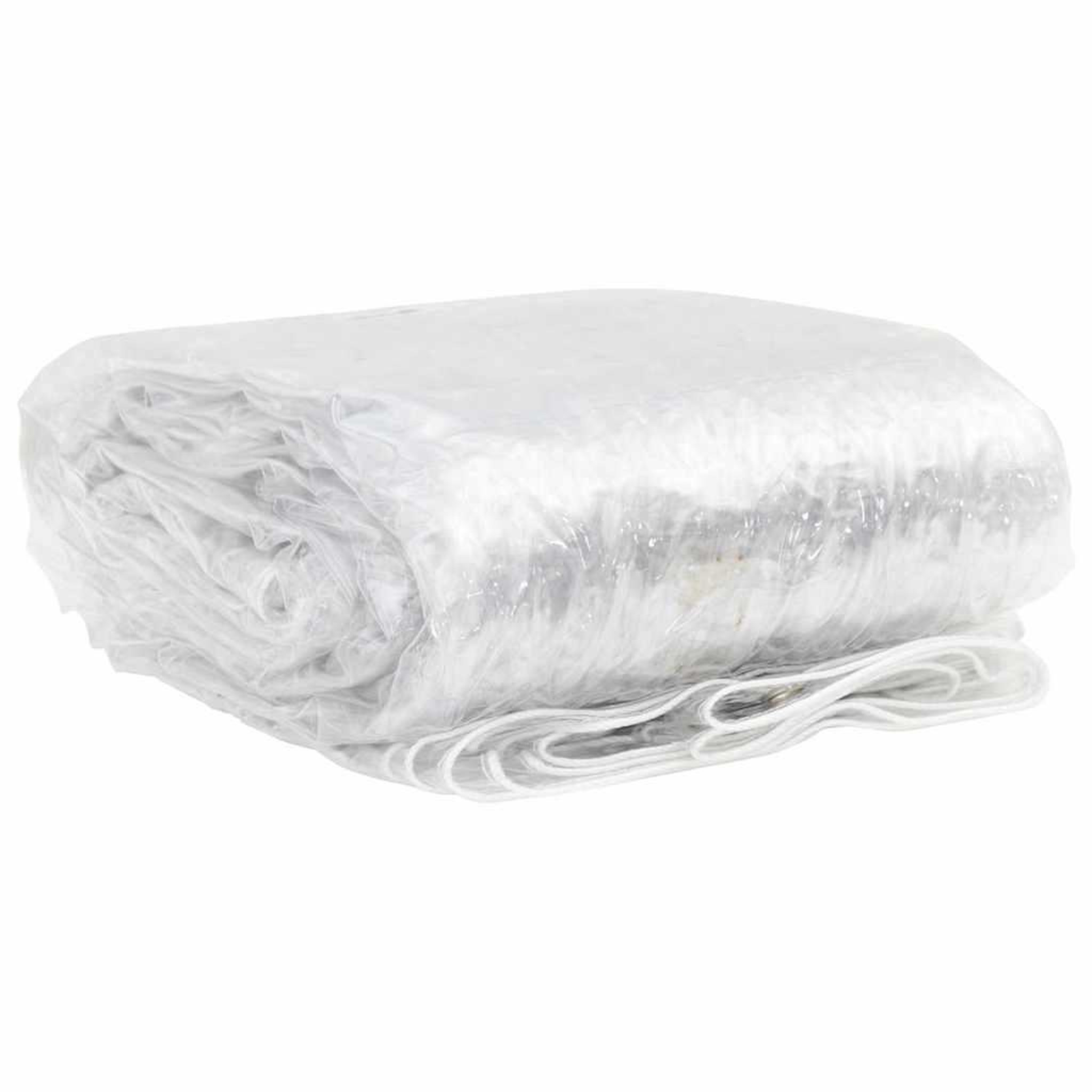 Voir la diapositive 4 : VIDAXL Bache transparente avec œillets 1x8 m PVC