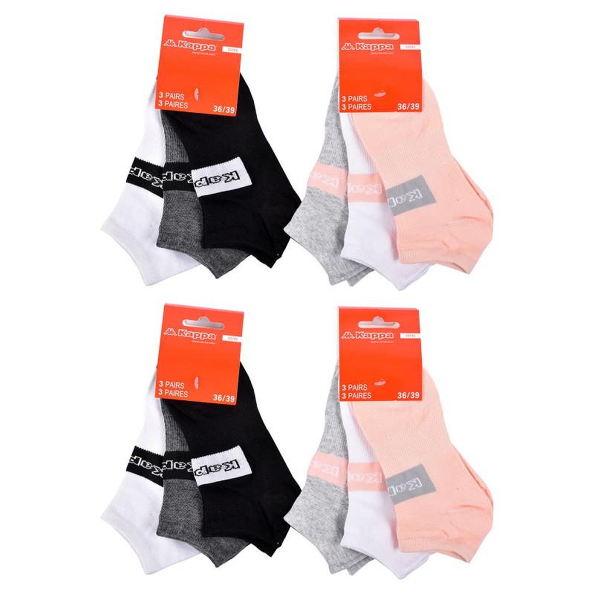 Voir la diapositive 3 : KAPPA Chaussettes Enfant SNEAKER KAPPA Lot de 12