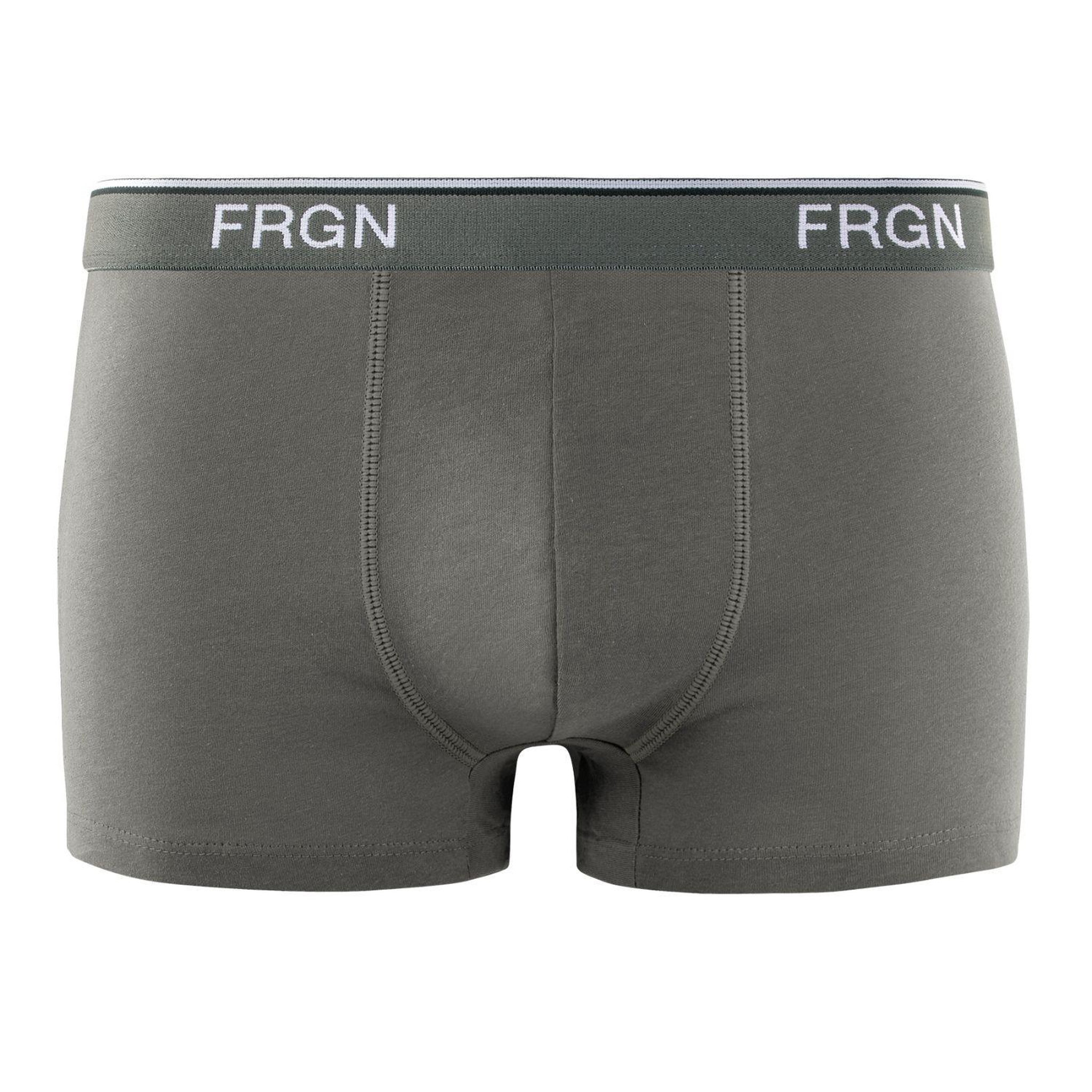 Voir la diapositive 4 : FREEGUN Lot de 3 boxers homme Frgn