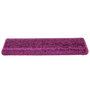 Voir la diapositive 3 : VIDAXL Tapis d'escalier 30 pcs 65x21x4 cm Violet