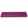 Voir la diapositive 3 : VIDAXL Tapis d'escalier 30 pcs 65x21x4 cm Violet