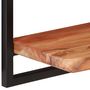Voir la diapositive 5 : VIDAXL Etageres murales 2 pcs 100x24x35 cm Bois d'acacia et acier
