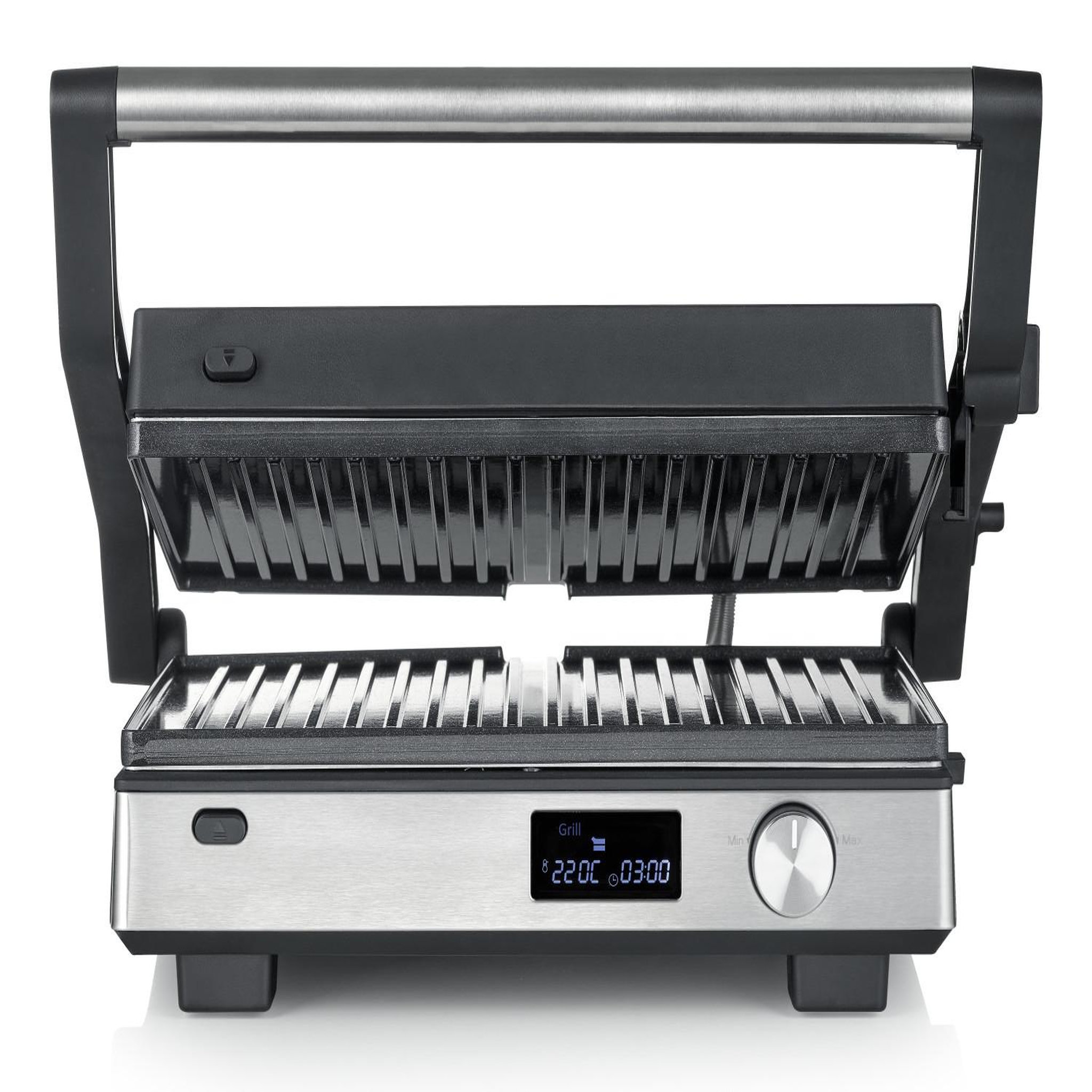 Voir la diapositive 3 : SEVERIN Gril viande 3en1 2000w noir/inox - kg2380