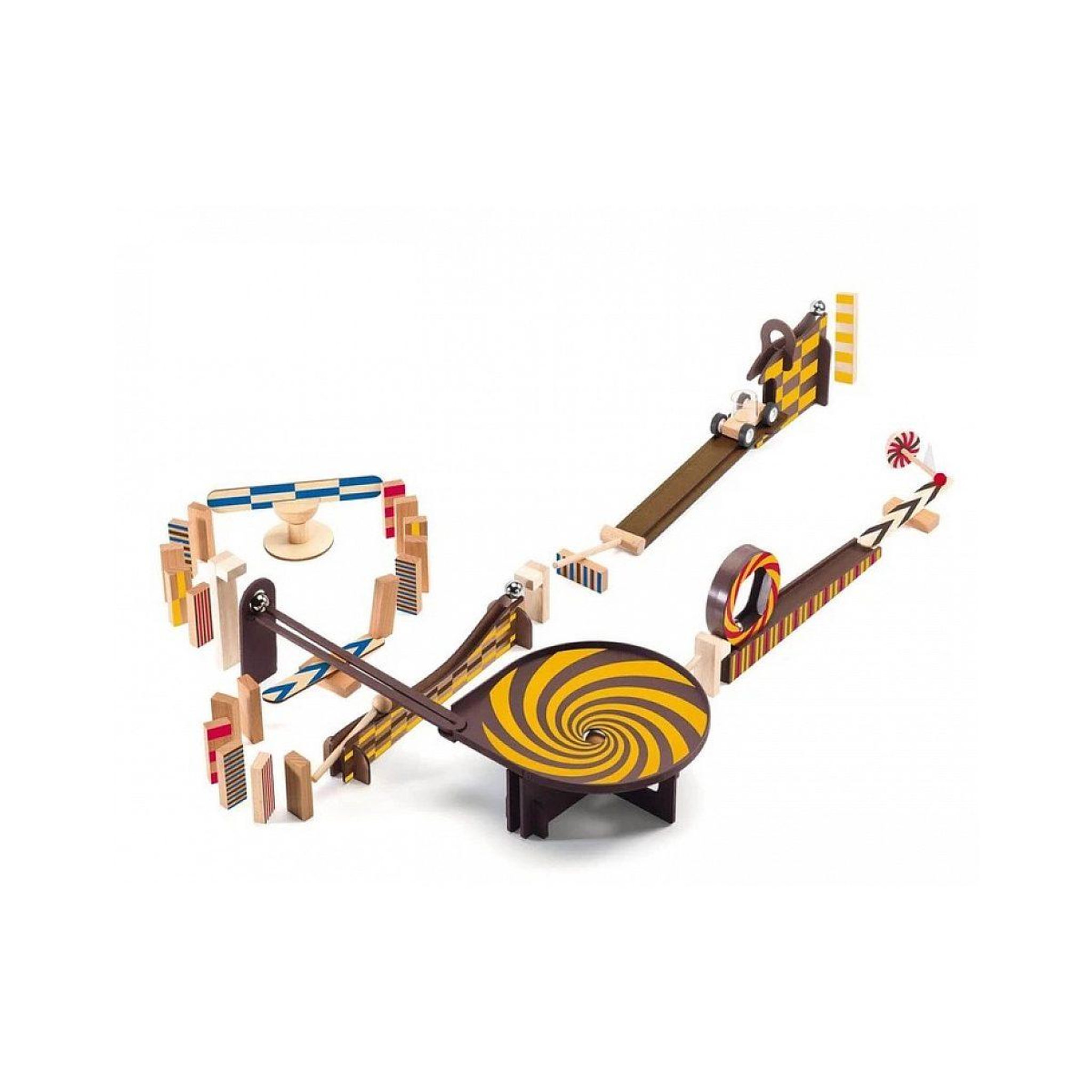 Voir la diapositive 2 : Djeco Jeu de billes et circuit zig  and  go wroom a moteur