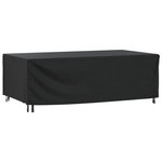 VIDAXL Housse de salon de jardin noir 229x113x73 cm impermeable 420D