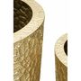 Voir la diapositive 3 : Paris Prix Lot de 3 Vases en Métal  Glasy  114cm Or