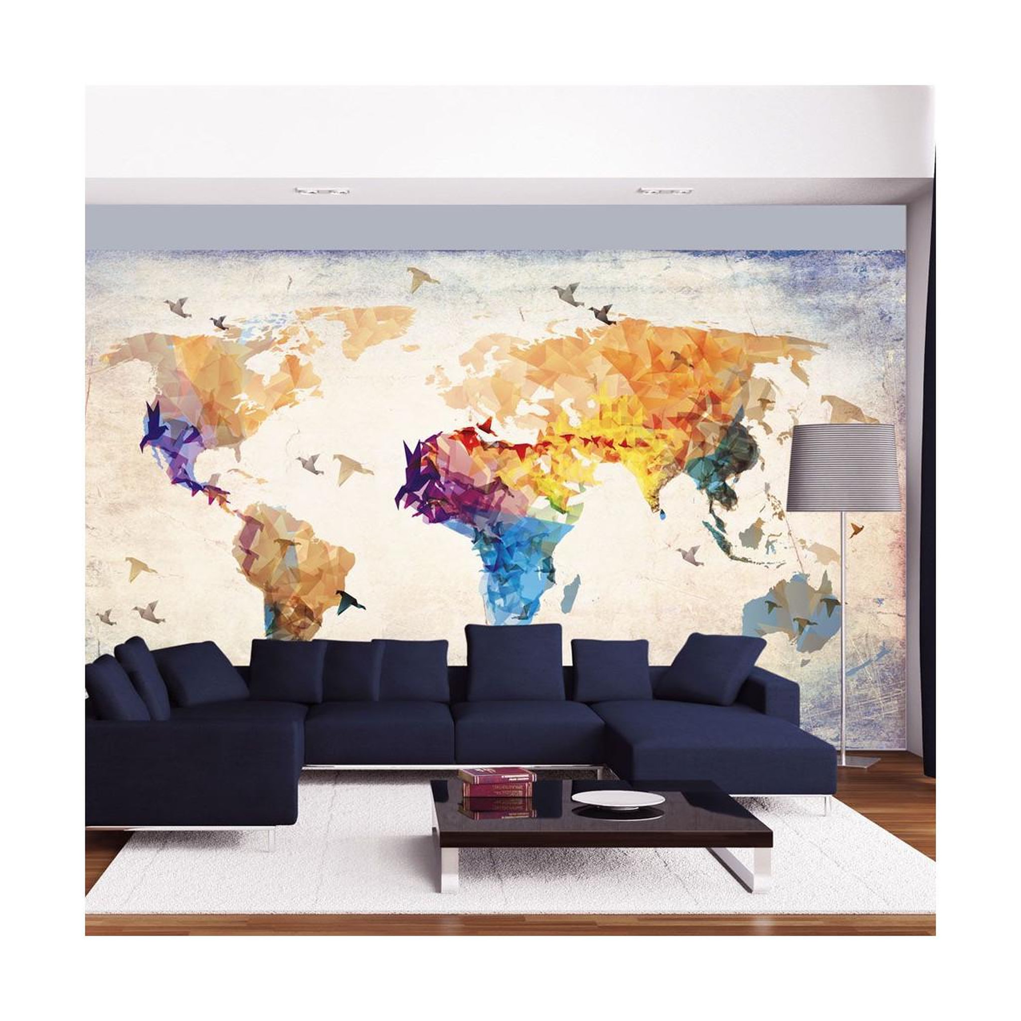Paris Prix Papier peint  paper birds ii  450x270cm