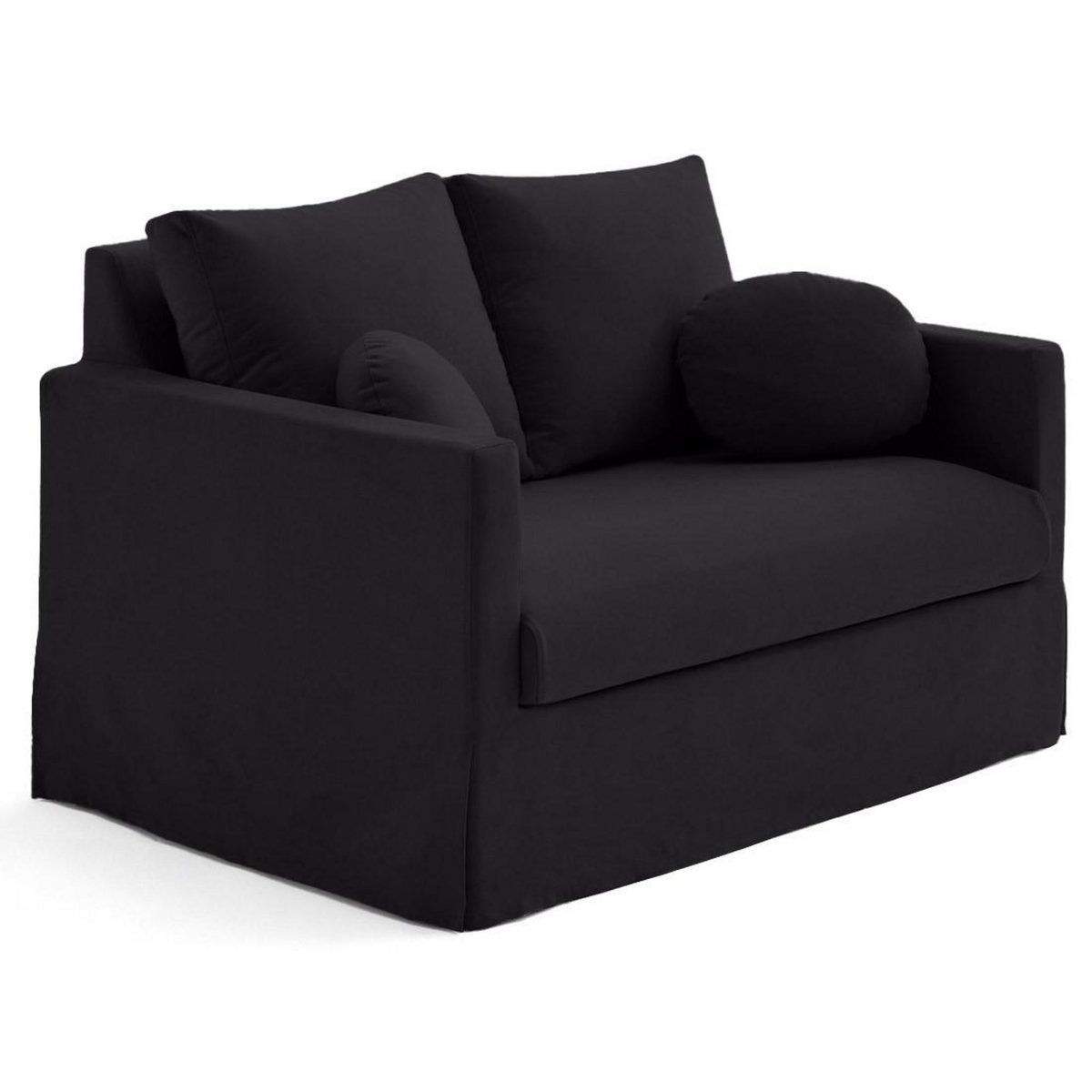 LISA DESIGN Serena - canapé droit déhoussable 2 places en tissu