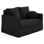 Voir la diapositive 3 : LISA DESIGN Serena - canapé droit déhoussable 2 places en tissu