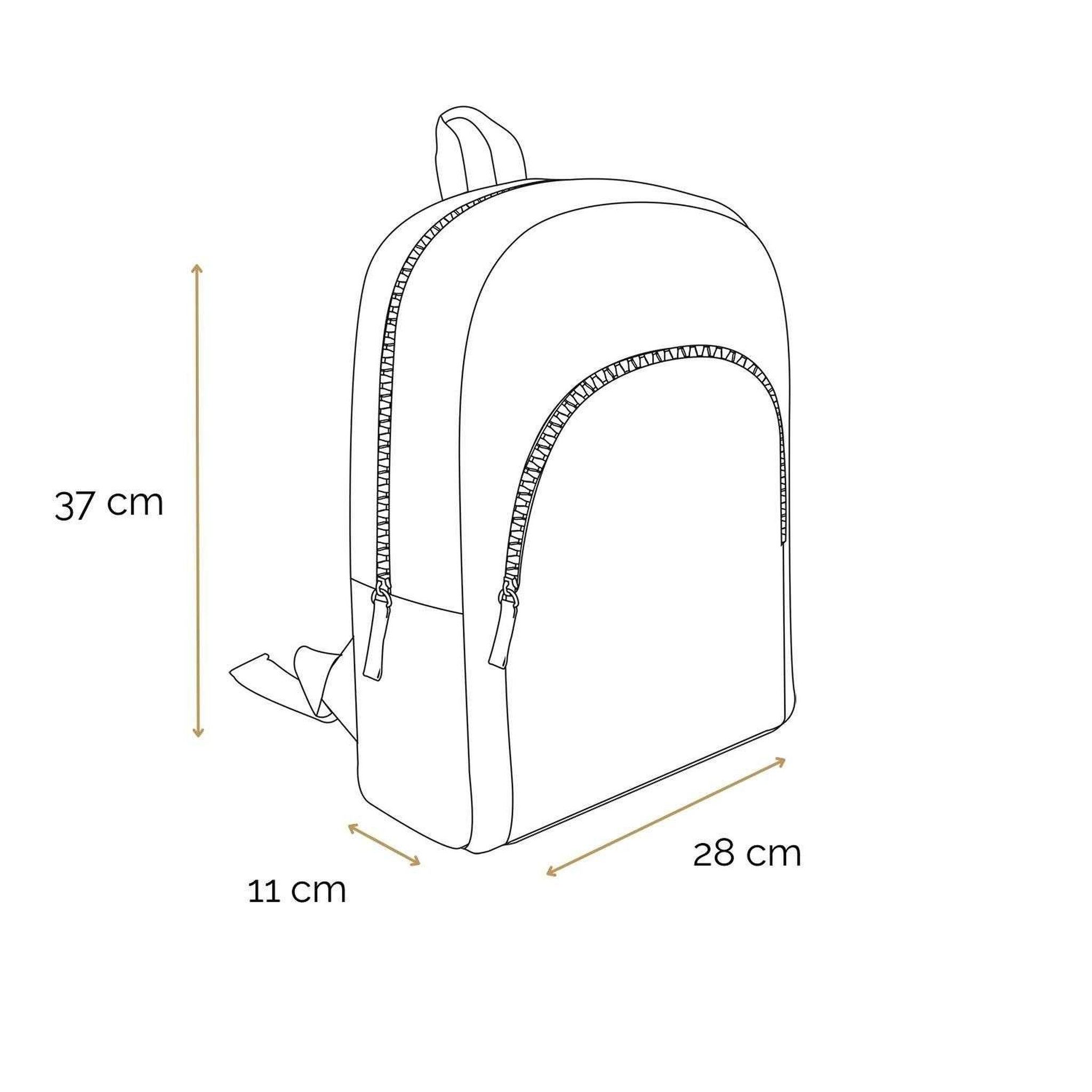 Voir la diapositive 5 : Bagtrotter BAGTROTTER Sac à dos 37 cm avec poche Lili Lou Chat Bleu
