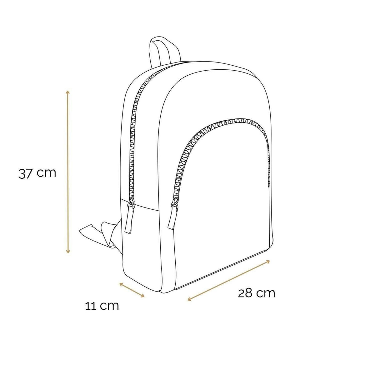 Bagtrotter BAGTROTTER Sac à dos 37 cm avec poche Lili Lou Chat Bleu