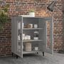 Voir la diapositive 3 : VIDAXL Buffet sonoma gris 69,5x34x90 cm bois d'ingenierie