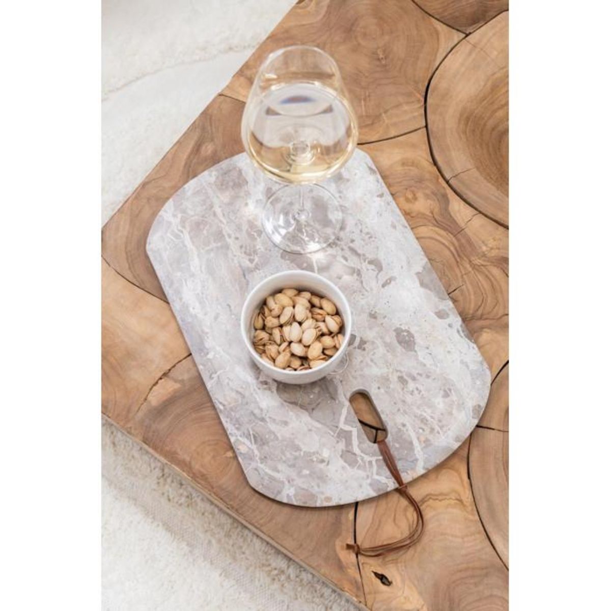 Paris Prix Planche à Découper en Marbre  Bali  45cm Beige