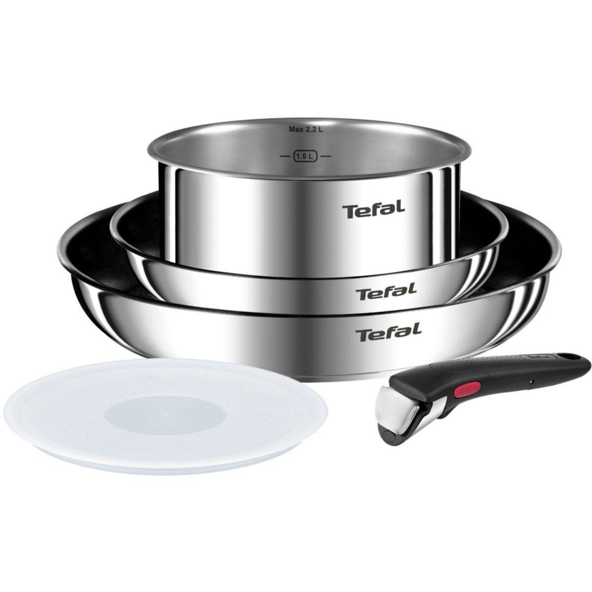 TEFAL Batterie de cuisine Ingenio Emotion 5 pcs L8975S04