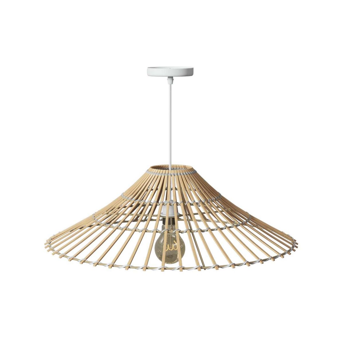 ATMOSPHERA Suspension réversible en bambou - Diam 56 cm - Beige