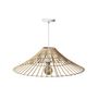Voir la diapositive 3 : ATMOSPHERA Suspension réversible en bambou - Diam 56 cm - Beige