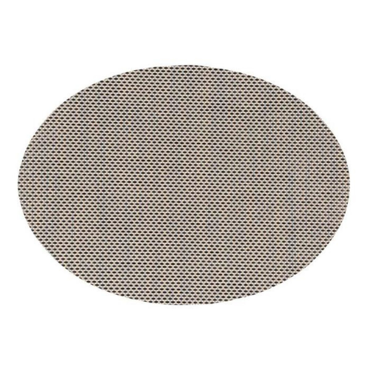 SECRET DE GOURMET Set de Table Ovale  Maoli  35x48cm Noir & Naturel